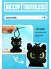 “Toothless Fluffy Keychain Plush - How to Train Your Dragon”