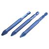 Multifunction Cross Hex Tile Bits For Glass Ceramic Concrete Carbide Hole Opener Hex Shank Triangular Drill Bit Power Tools