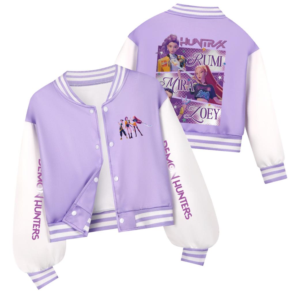 Conjunto de Uniforme de Béisbol Corto Infantil Kpop Witch Hunters Primavera y Otoño