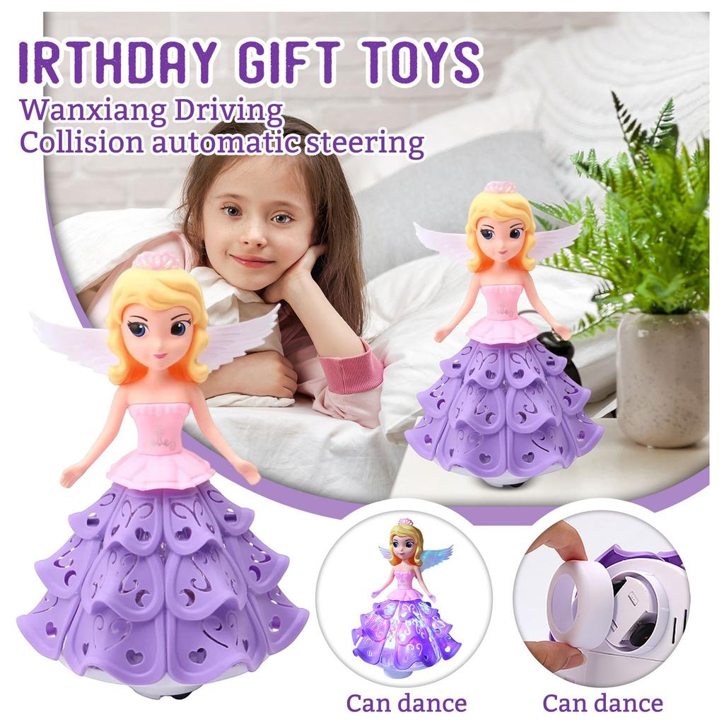 Tato panenka princezna, která kombinuje světla, hudbu a chůzi, je používána k utvoření nekonečné snové párty pro malé princezny.