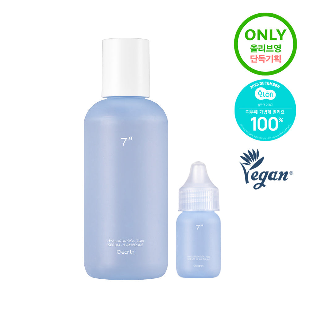 O'earth Hyaluronic Cica 7 Second Serum In Ampoule 105ml + 15ml