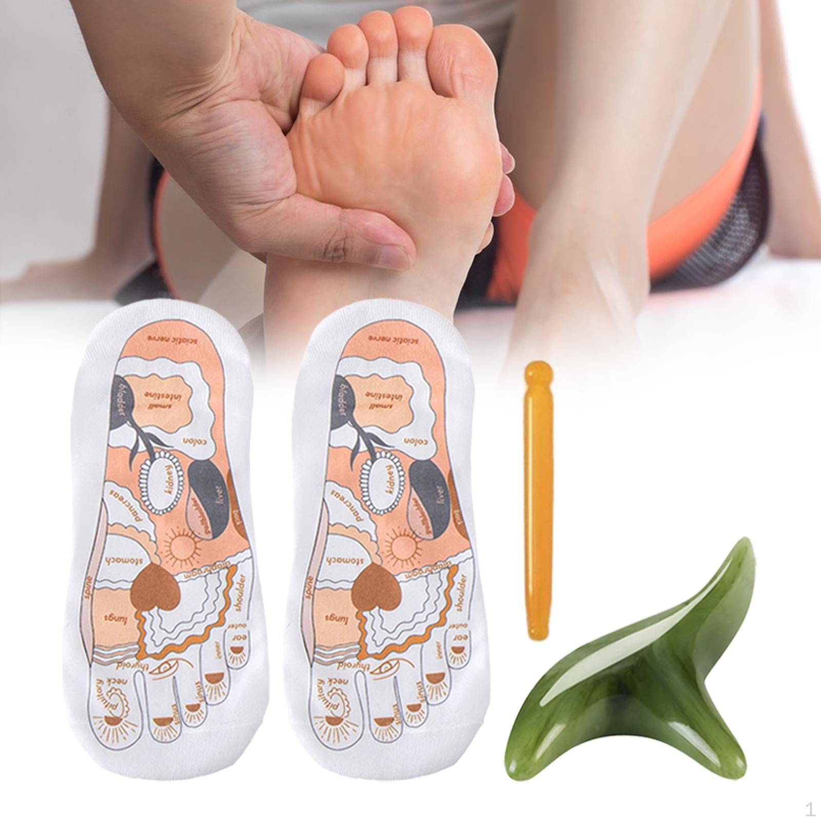 

Удобные носки для рефлексотерапии стоп для релаксации дома small green massage