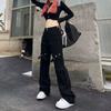 Vintage Streetwear Y2k Baggy Jeans Women's Denim Cargo Pants Women High Waist Wide Leg Jeans Autumn