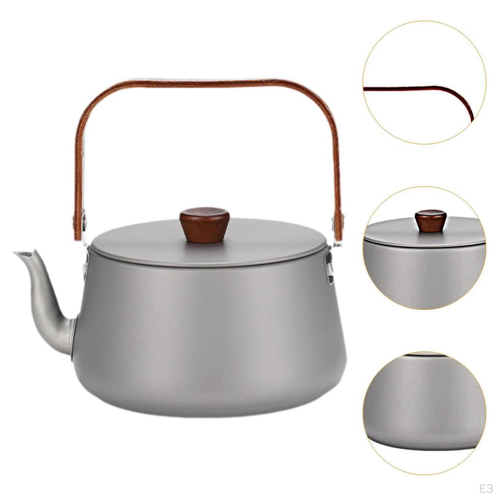 Camping Kettle Campfire Water Lightweight Jug Outdoor Pot for Traveling Boiling