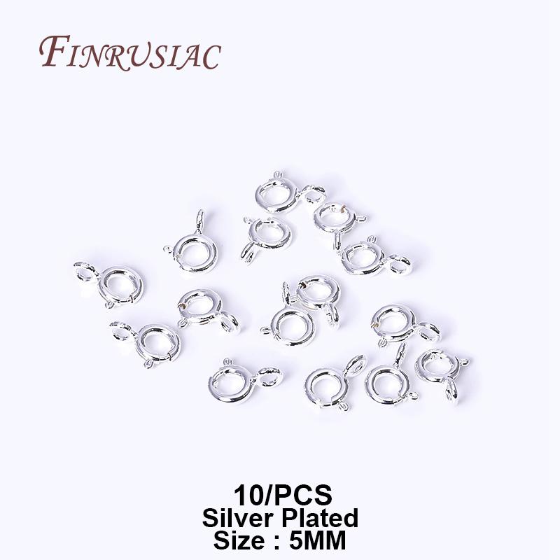 Brass Round Spring Ring Clasp Crimp Beads End Beads Findings For DIY Jewelry Making 14K/18K Gold Plated U-shaped Protective Tube