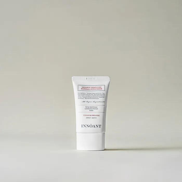 Certified organic mineral sunscreen