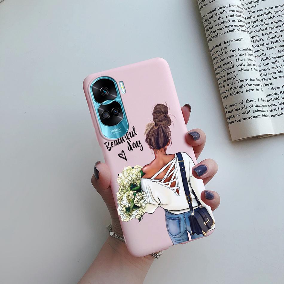 For Huawei Honor 90 Lite Case Honor90 Lite Soft Silicon Super Mom Baby Fashion Girls Back Cover for Honor 90 Lite 5G 6.7" Fundas