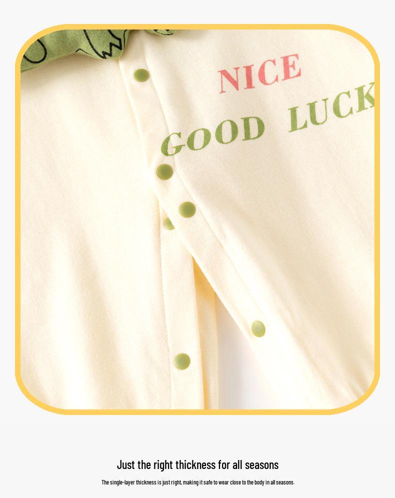 Exclusive Long Sleeve Baby Romper – Pure Cotton Infant Crawling Suit for Spring and Autumn