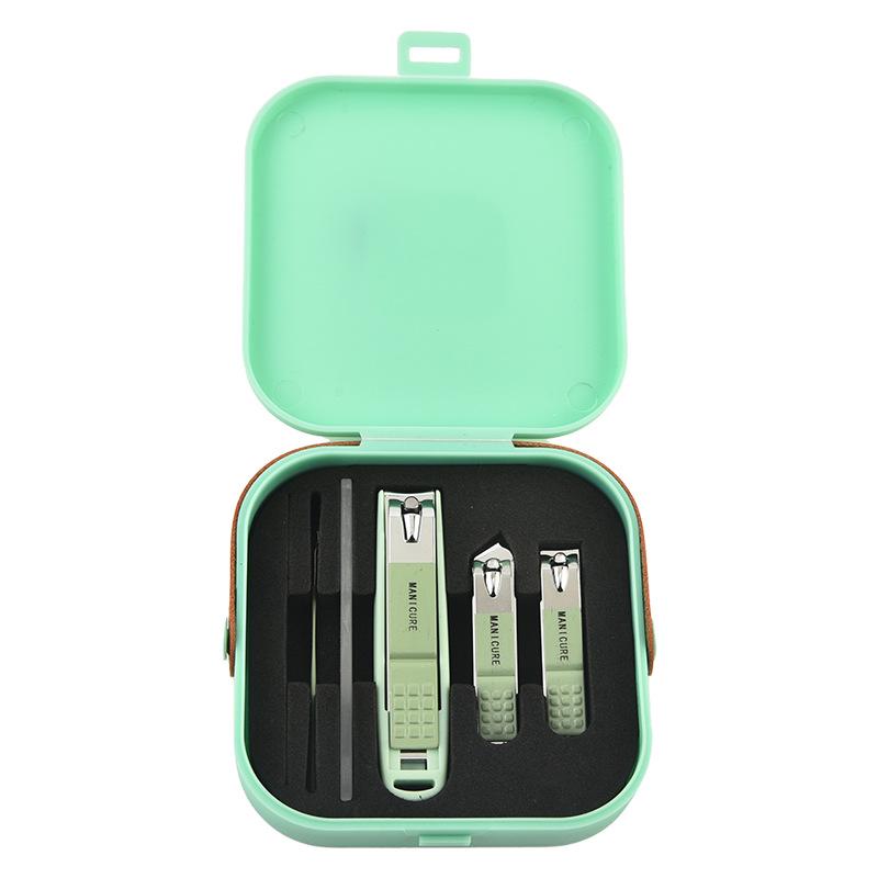 Portable Anti-Splash Multi-Functional Nail Clipper Set - Complete Manicure Nail Care Tools