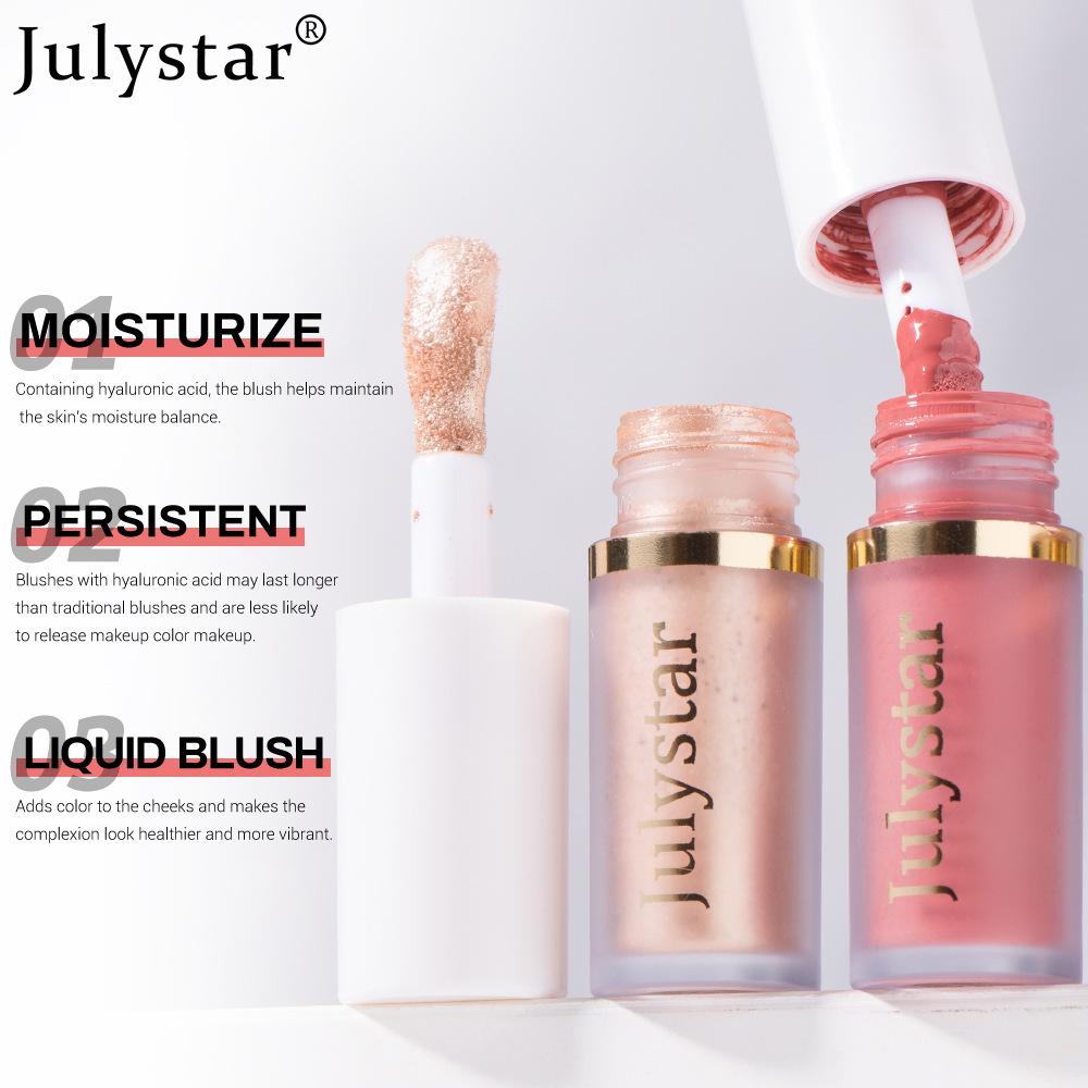 Julystar Face & Lip Brightening Pearlescent Highlighter & Blush Liquid