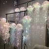 Jellyfish LED Lamp Soft Lighting Battery Operated Jellyfish Lantern LED Hanging Lamp Decoration Holiday Gift for Party