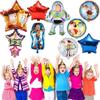 8 st Folieballonger Dekorationer Set för Toy Story Tecknad Temafest Dekoration