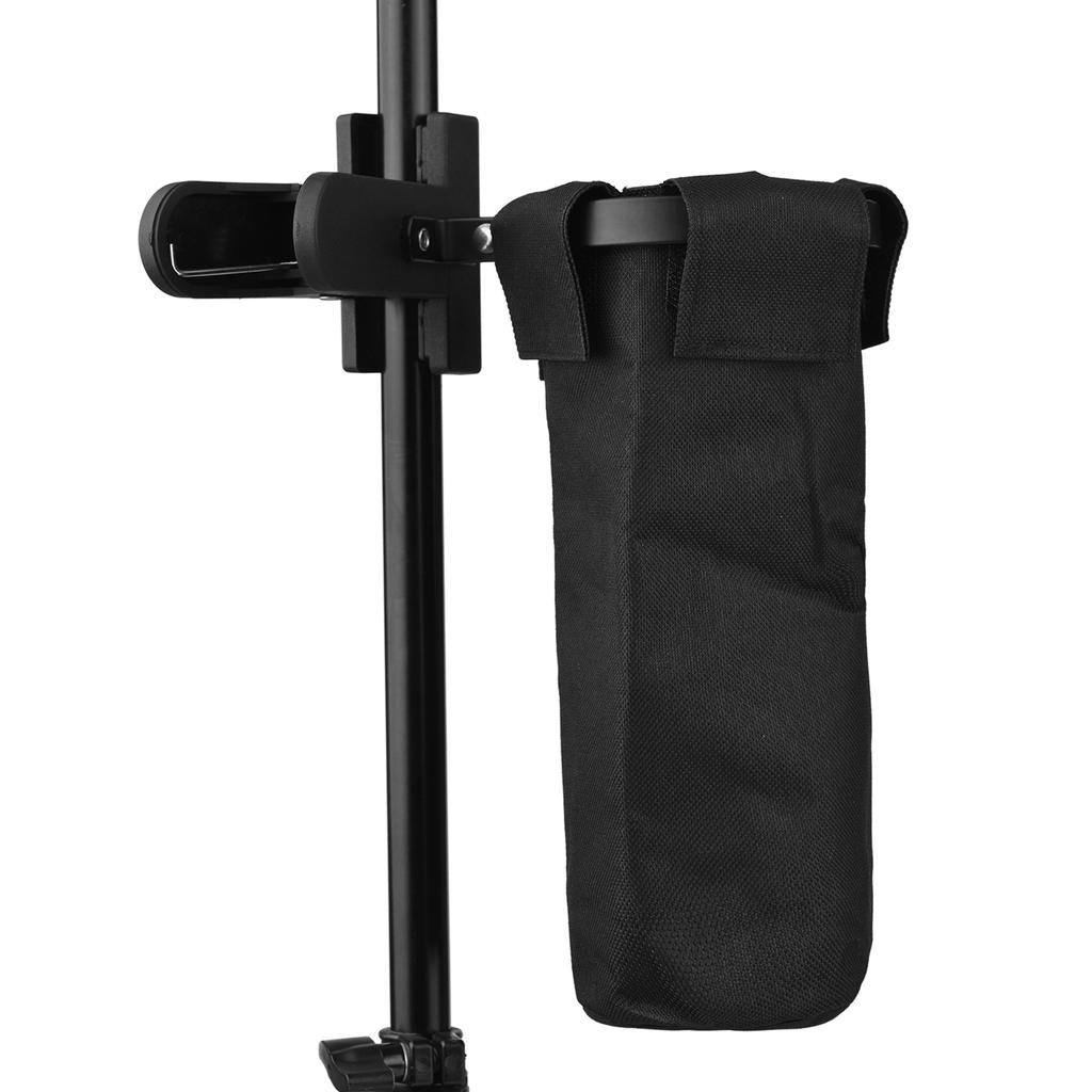 Drum Stick Holder Oxford Fabric Drumstick Bag Drumstick Container Bag Clamp Clip Stick Holder for Cymbal Drum Music