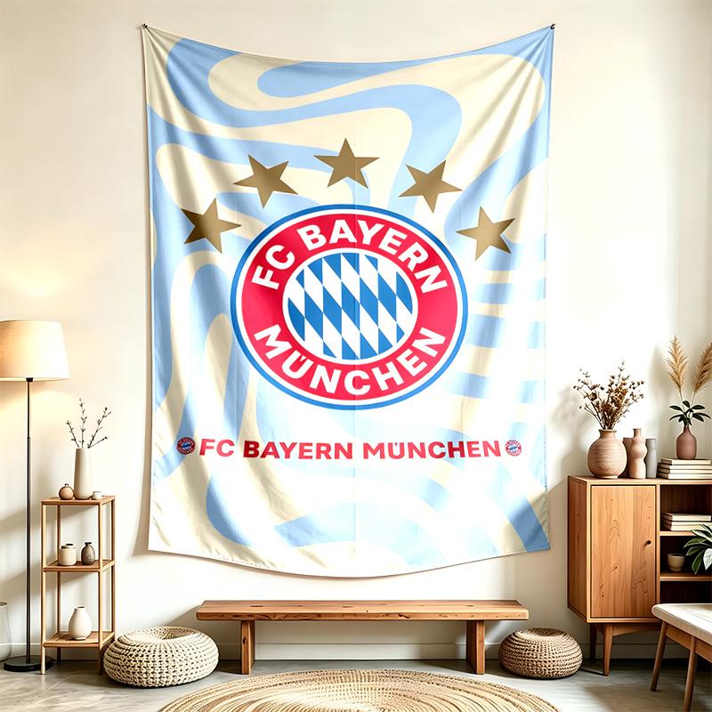 FC Bayern Monaco (14) Arazzo Adatto Per Decorare Case Dormitori E Camere Da Letto Morbido Al Tatto E Un Regalo Perfetto Per Amici E Familiari