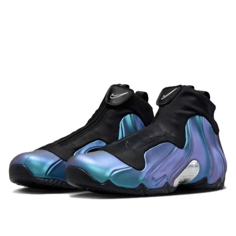 Nike Air Flightposite Cactus Polvoriento Zapatillas para Hombre Negro Off-Noir Blanco HJ4466-001
