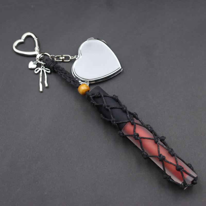 Stainless Steel Mesh Bag Pendant: Hand Cream Lipstick Chain Keychain