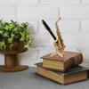 Ki-gu-mi Saxophone Pen Stand - A 3D Wooden Puzzle DIY Craft Kit for Kids and Adults Alike - Educational Toy for Boys and Girls - a Great 3D Art Piece