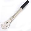 Steel Alloy 35cm Bicycle Long Handle Foot Pedal Removal Wrench Tool with 15mm Slots