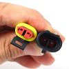 2-Pin Wasserdichter Auto Stecker Buchse Elektrischer Verbinder Stecker mit Kabel für Auto Motorrad Roller Marine Zubehör Werkzeug