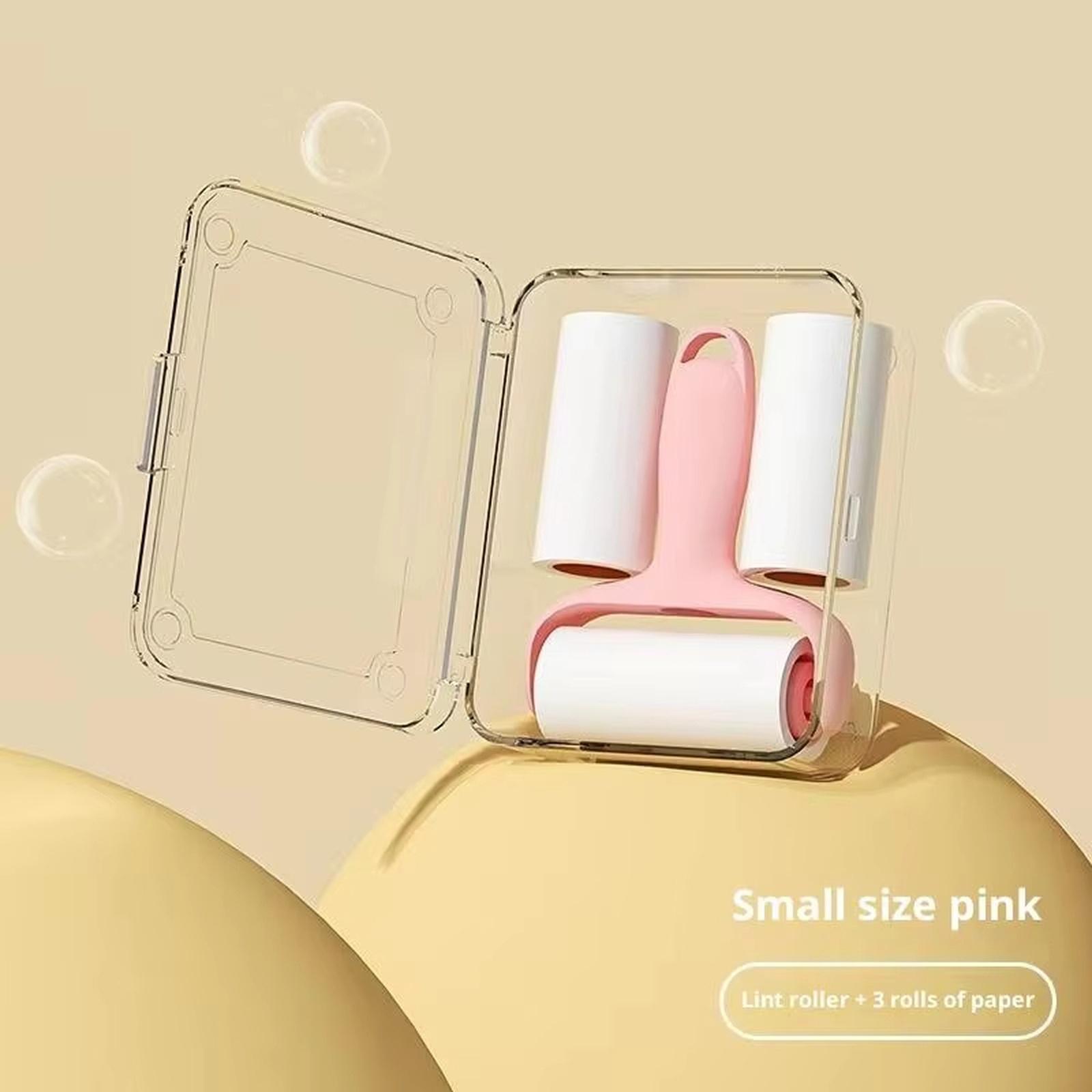 

Portable Pet Lint Roller, Sticky Hair Remover for Clothes Beds Pet Beds one size розовый