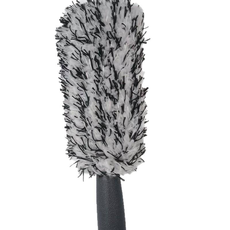 Soft Bristle Microfiber Wheel Brush for Car Wash & Rim Cleaning