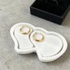 2Pcs Heart Shape Tray Molds Professional Silicones Candle Molds For Resins Casting Jewelry Tray Gypsum Decoration