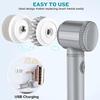 Portable Handheld Electric Cleaning Brush Cordless Spin Scrubber With 6 Replaceable Brush Heads Powerful Cleaning Capability