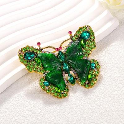 Vintage Luxus Schmetterling Broschen für Damen Mädchen Bunt Brosche Kleidung Anstecknadeln Party Schmuck Geschenke