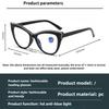 Fashionable Women Reading Glasses Unisex Retro Trendy Cat Eye Frame Presbyopic Glasses Men Popular Far Sight Eyewear 0 To +4.0