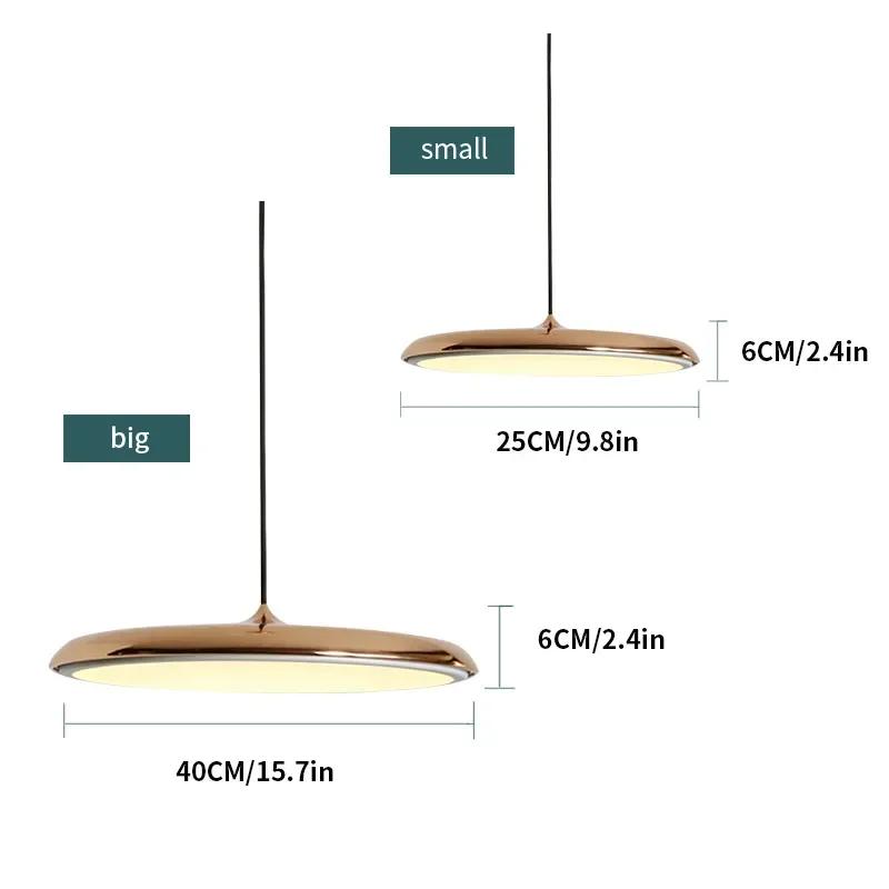 Nordic Hanging Lamp gold/copper color pendant light Lampshade Luminaire LED Bedroom/Kitchen island/shop window Home Lighting