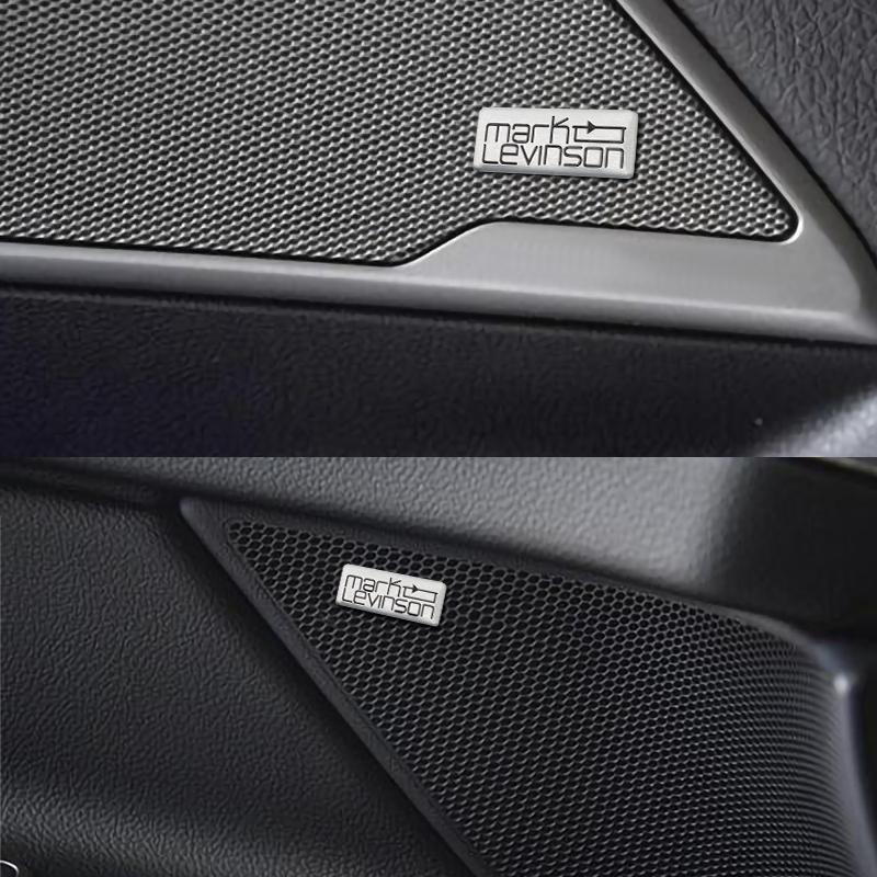 Car Styling Mark Levinson Logo Emblem 3D Aluminum Speaker Audio Decorate Sticker Decals For Lexus UX250H Fsport CT200H RX400H NX AEN1