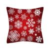 Christmas Pillowcase  Pillowcase Polyester Merry Christmas Print Sofa Cushion Decoration Pillowcase Christmas Gift,