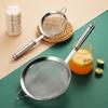 Stainless Steel Frosting Filter Ergonomic Handle Kitchen Colander Food Strainer  Soy Milk