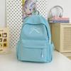 Schoolbag Bow School Bag Girls Japanese ins Style Simple College Student Backpack Lightweight Fashion High School Backpack Women