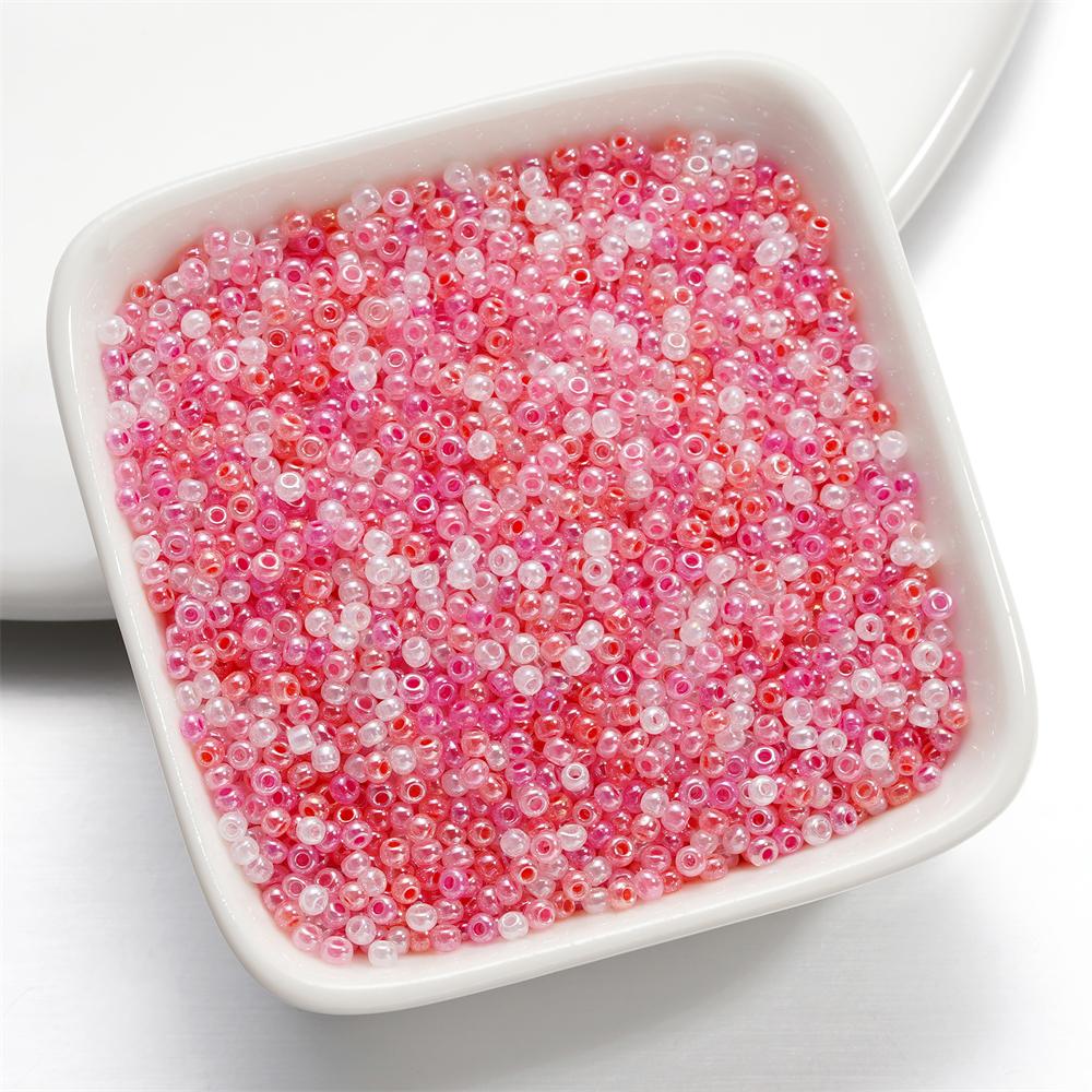 10g/Lot 2mm Mixed Color Glass Seed Beads Round Spacer Bead For DIY Earrings Bracelet Necklace Jewelry Making Accessories
