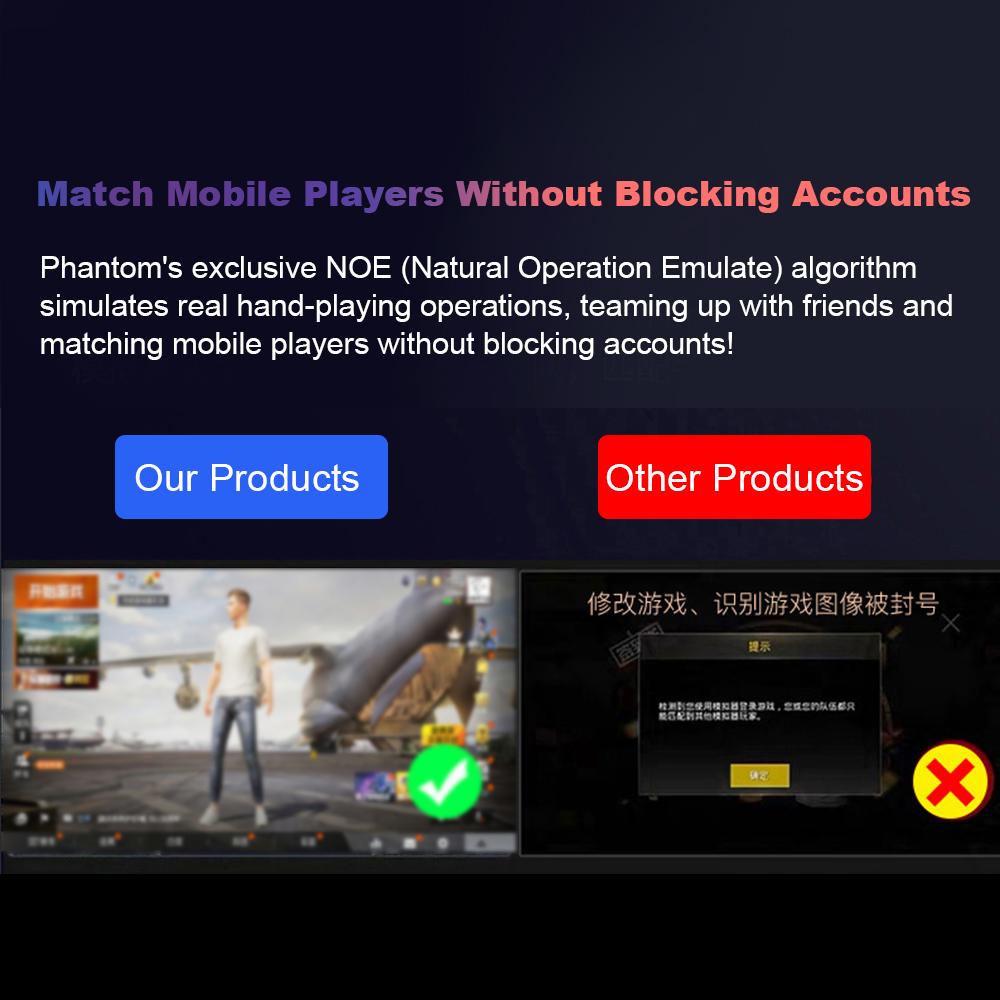 Keyboard Mouse Converter Al Intelligent Recognition Portable Mobile Game Keyboard and Mouse Adapter