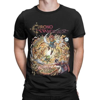Chrono Trigger SNES Classic RPG Gaming Tribute Funny Graphic 100% Cotton T-Shirt Chrono Trigger