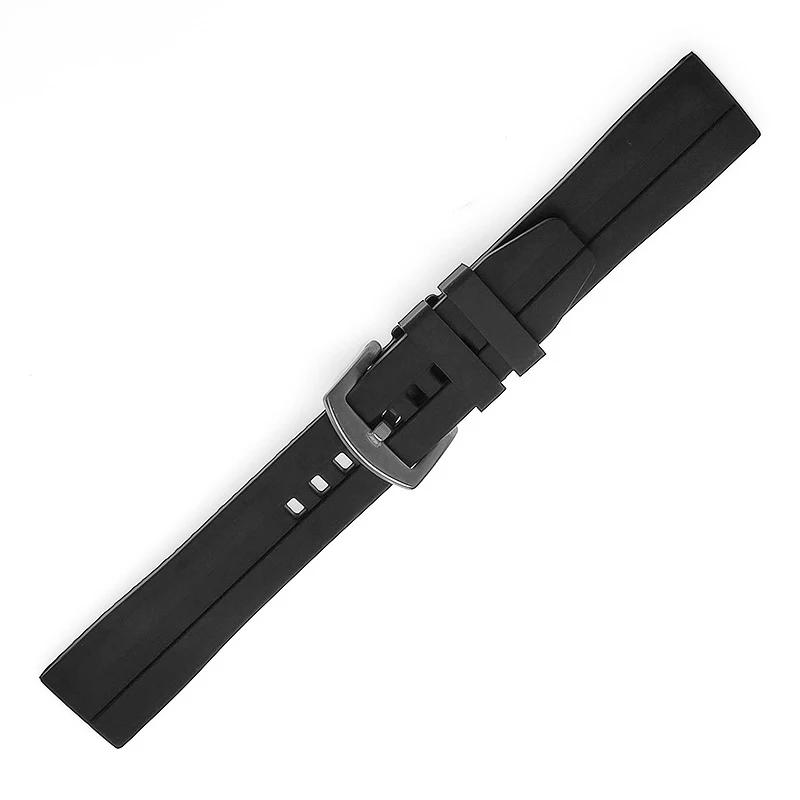 

Waterproof Silicone Wristband for Rolex 14+9cm Extended Length Big Size Wrist Strap for Seiko 20/22mm Rubber Belt Watch Bracelet 20mm
