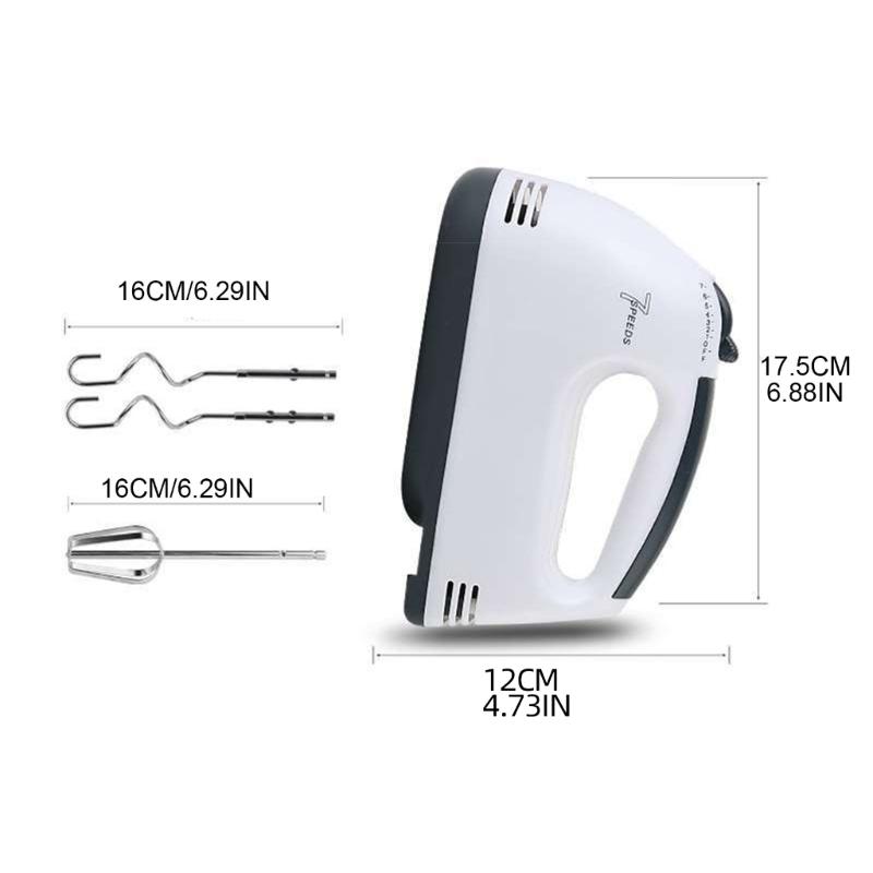 7rychlostní kuchyňský elektrický stojanový mixér pro domácnost, šlehač vajec, hnětač těsta na smetanu a dorty, kuchyňský spotřebič