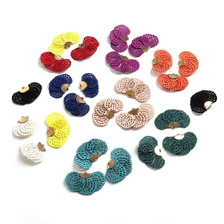 

Korean Velvet Leaf Tassel Fringe DIY Earring Kit for Handmade Jewelry