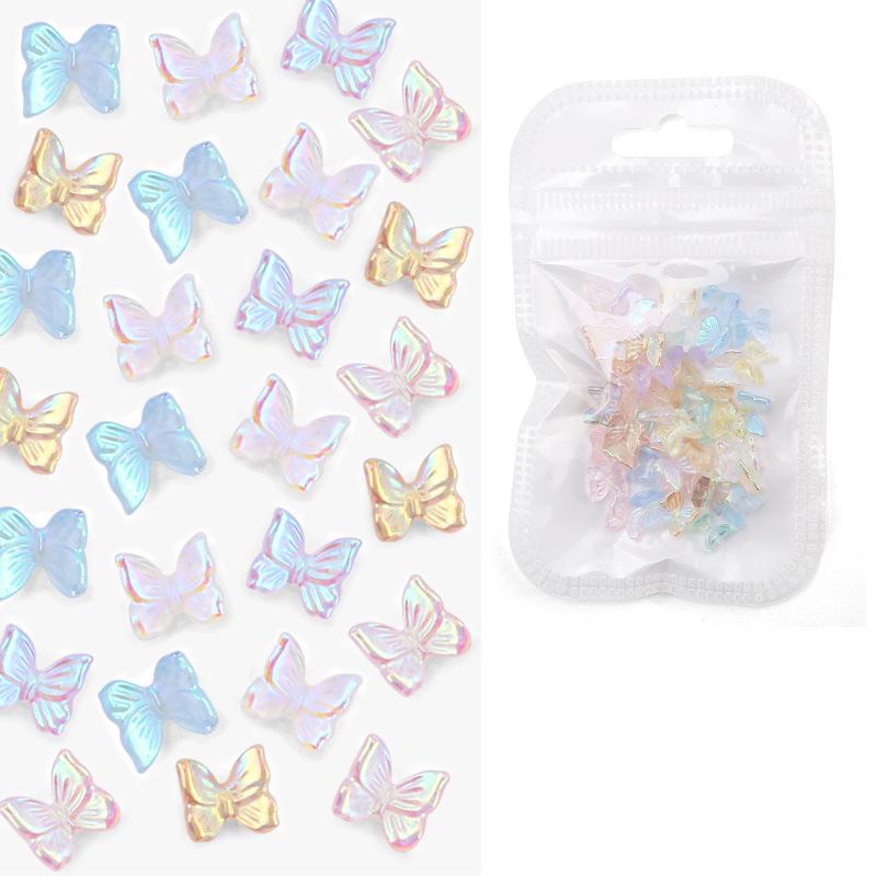 

Бантики Авроры Ювелирные изделия для нейл-арта Смешанная смола Нейл-арт Юбки Авроры Безделушки для нейл-арта DIY Украшение для ногтей