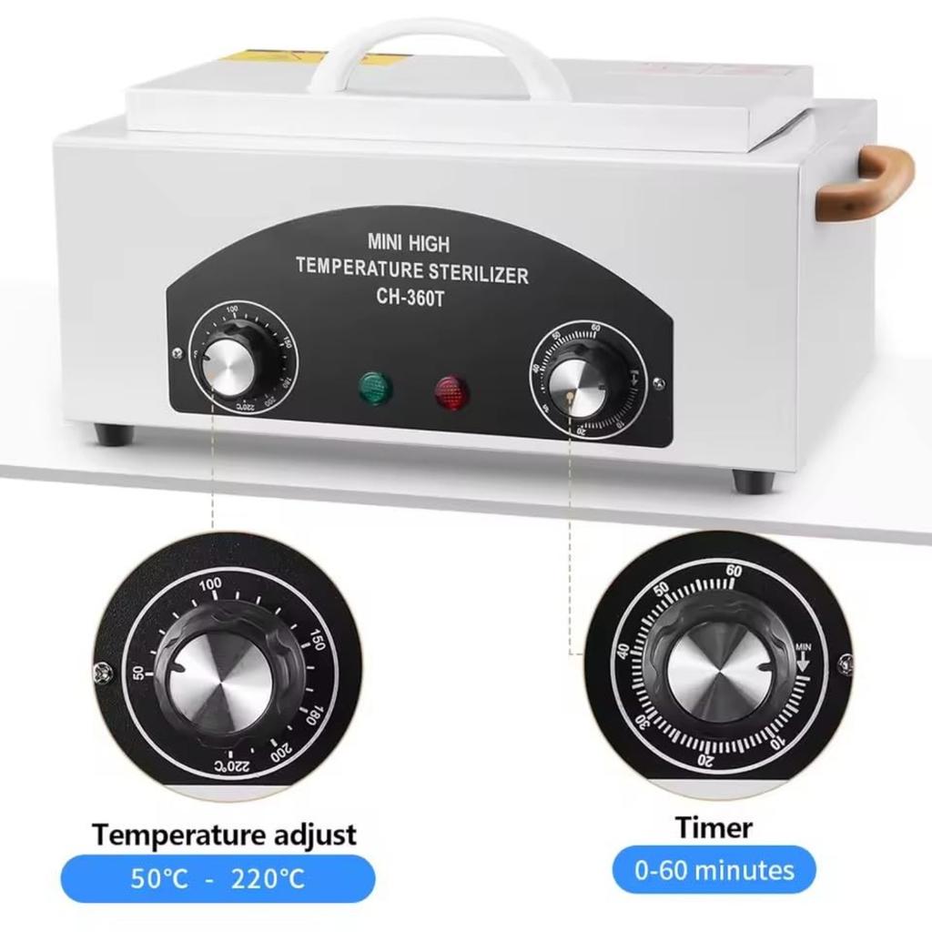 High Temperature Sterilizer Box Nail Art Tool Sterilizer Box Dry Heat Autocalve Cabinet Manicure Tools