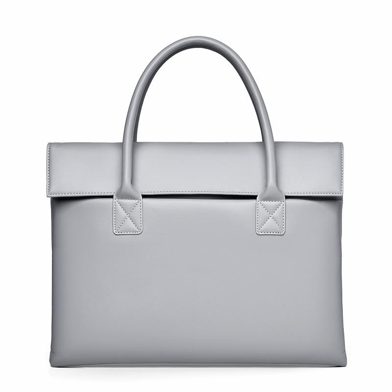 Direct Supply for Men and Women Handbags, Business Commuting, Large-capacity Meeting Briefcase, Solid Color Fashion Computer Bag