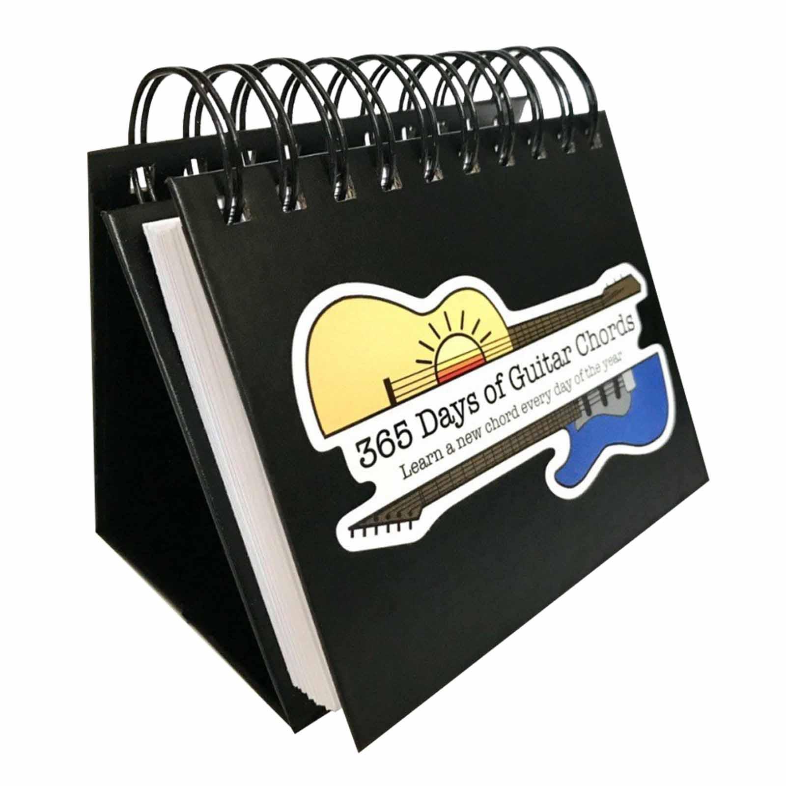 

Фактический календарь гитарных аккордов на 365 дней, ежедневная страница гитарных аккордов, календарь/подарок для гитариста One Size