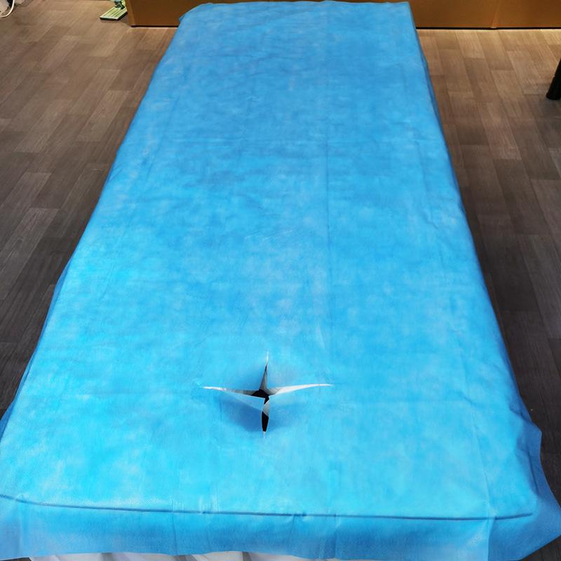 Disposable Non-Woven Breathable & Waterproof Massage Bed Sheets, Soft & Oil-Proof, For Beauty Salons, F^