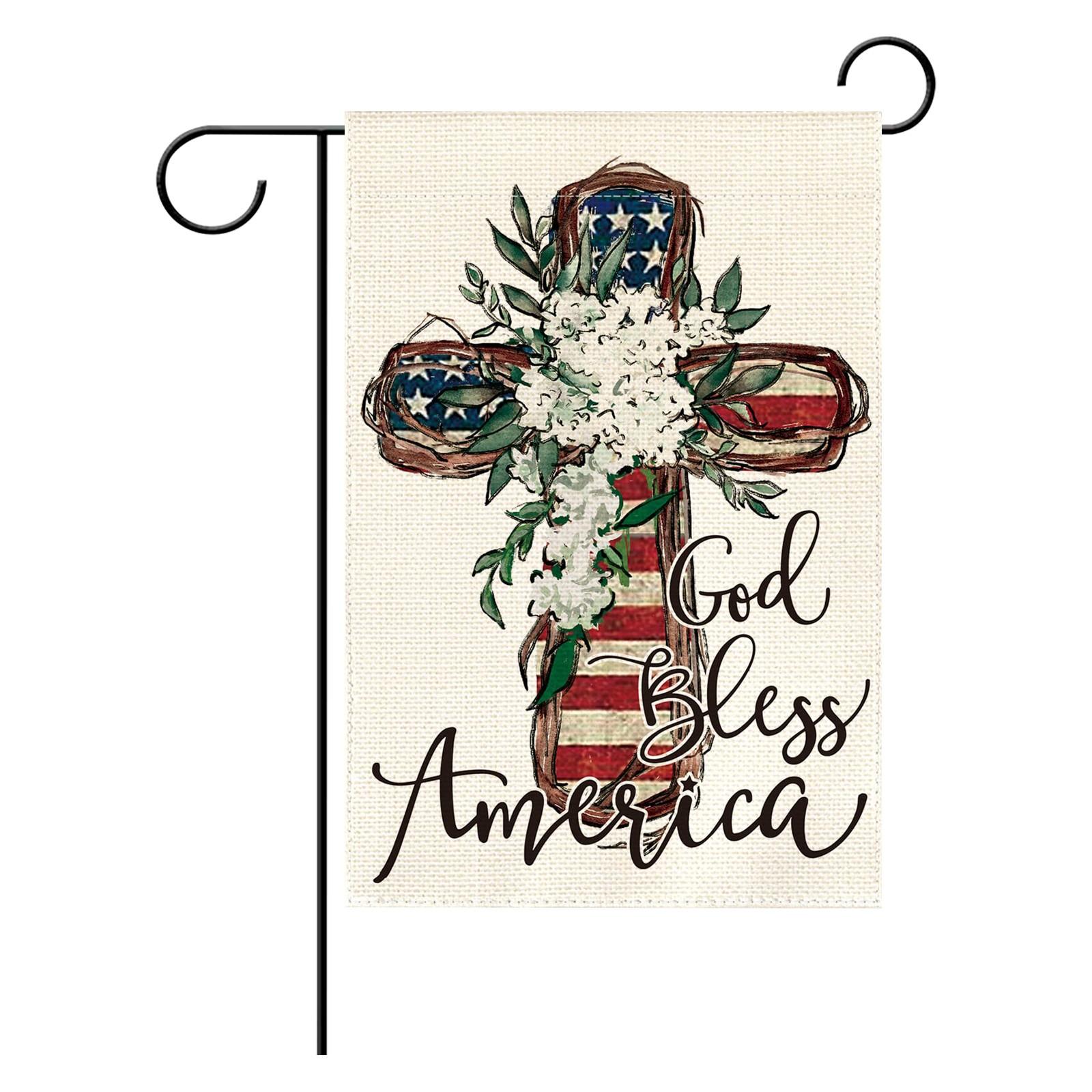 

Садовый флаг 12x18 дюймов двухсторонний для наружного оформления двора One Size