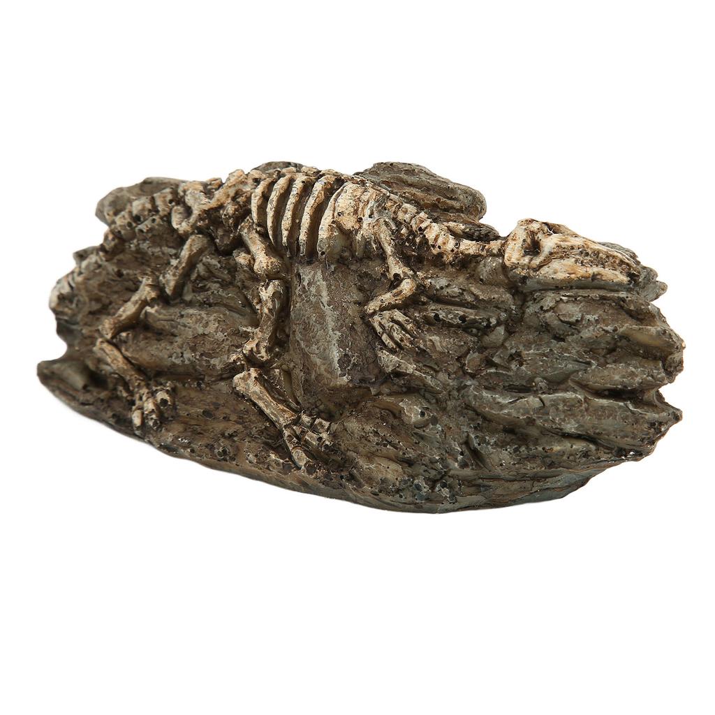 Dinosaur Fossil Aquarium Decoration Resin Reptile Ornament Aquarium Animal Craft for Fish Tank