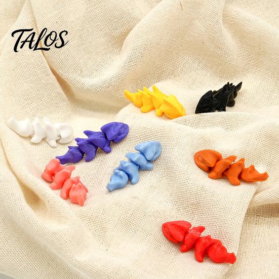 Metal Surface Accessory 1/8Pcs 3D Dragon Refrigerator Magnet, Articulated Magnetic Decoration, Cartoon Magnet Memo Note Photo Holder for Fridge