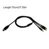 USB Male To 5.5x2.5mm 5V Power Plug Connector Charging Cable for 5V Monitoring Cameras LED Light Router Cooling Fan