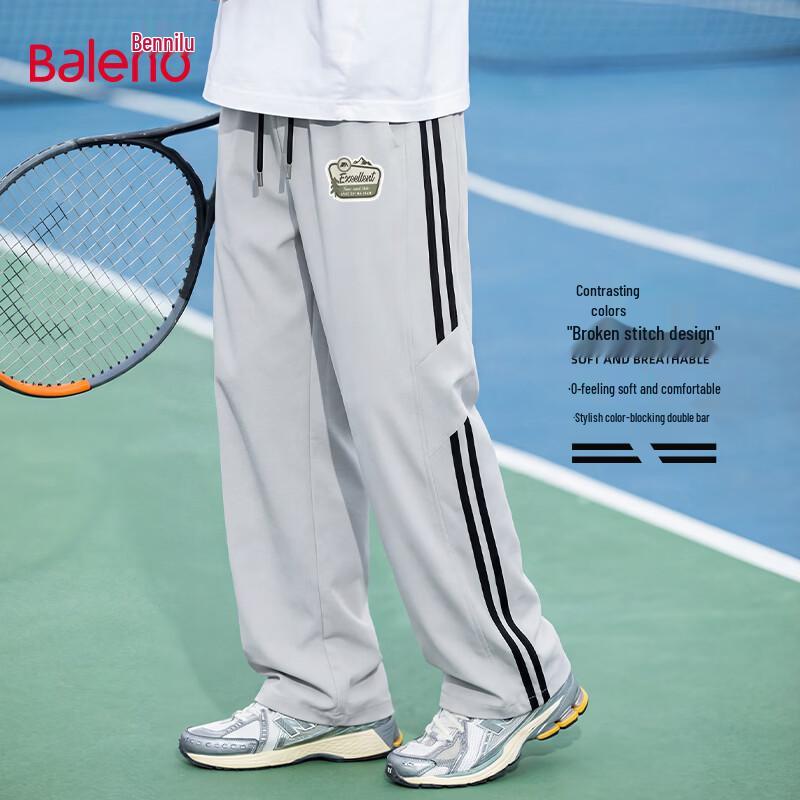 

Baleno Men s Summer Breathable Straight-Leg Casual Pants 2XL